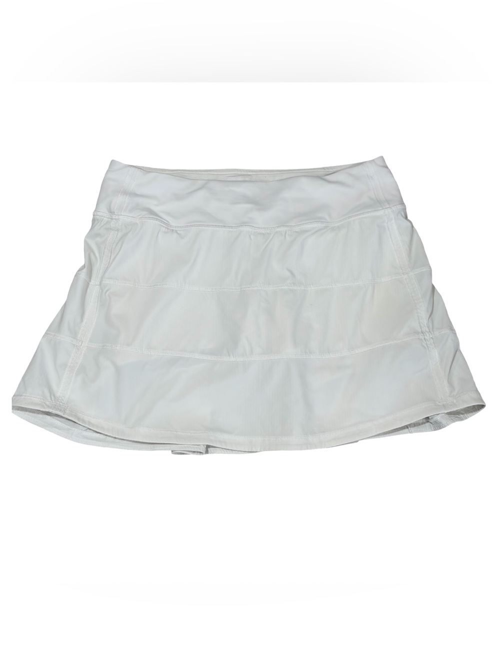 Lululemon pace rival white skirt with shorts size 4